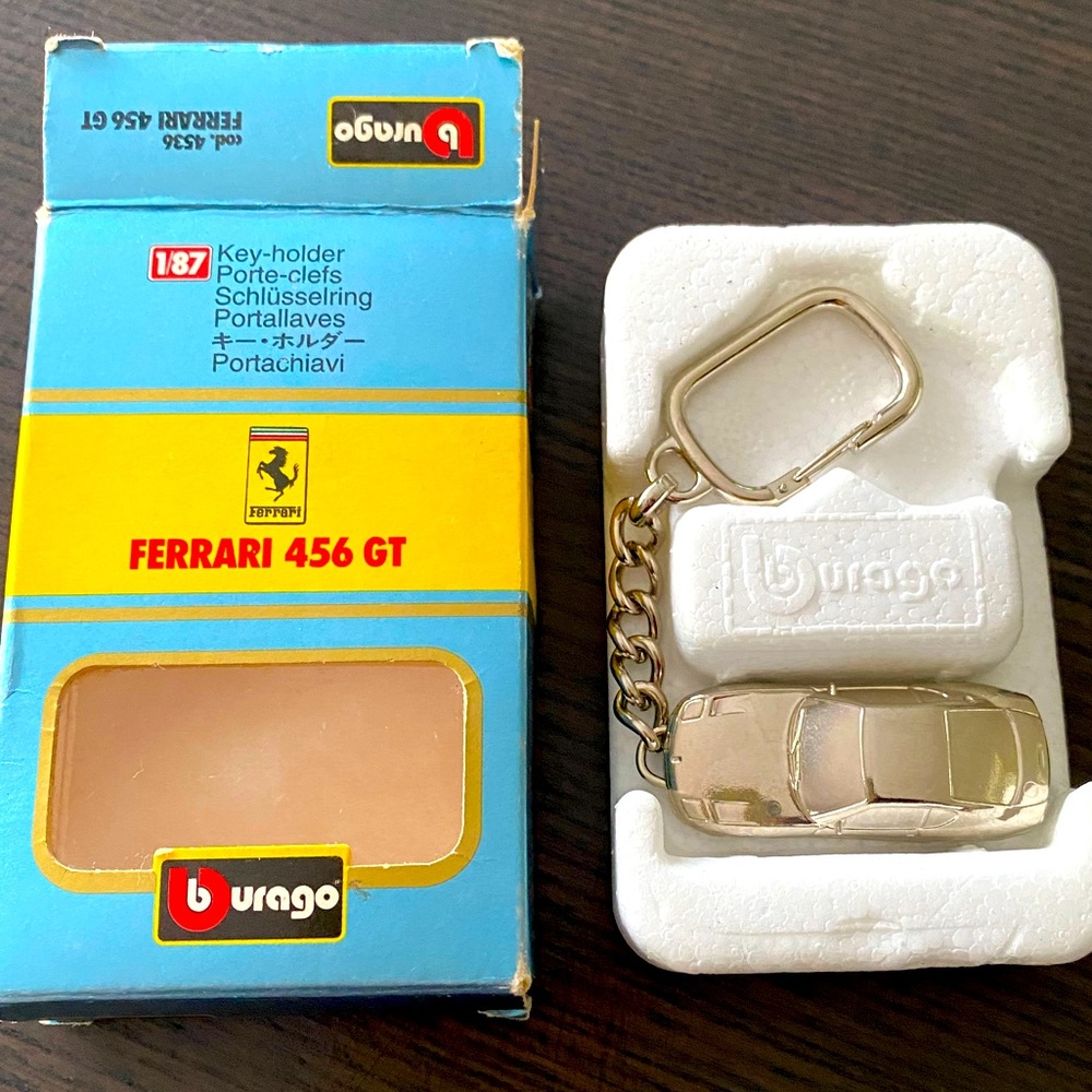Ferrari 456 Gt Sports Car Key Chain